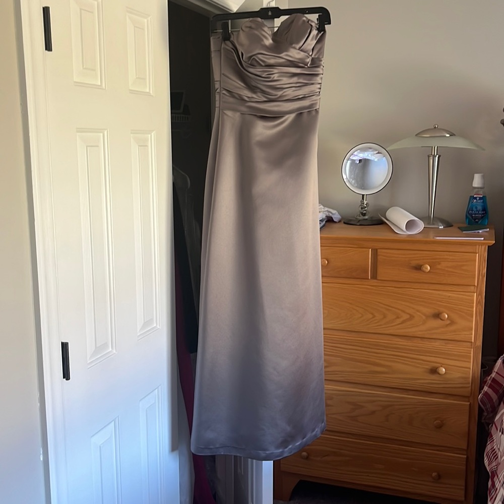 Strapless cocktail dress